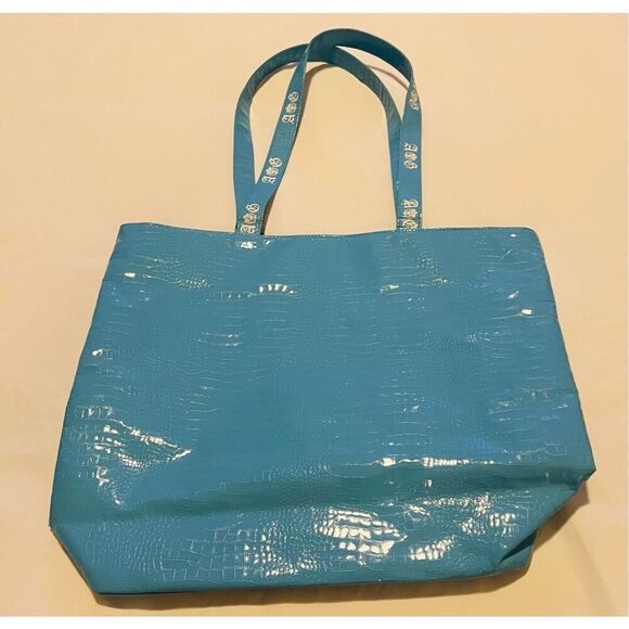 NWT AG Rock and Roll Couture blue and white tote - Picture 3 of 7